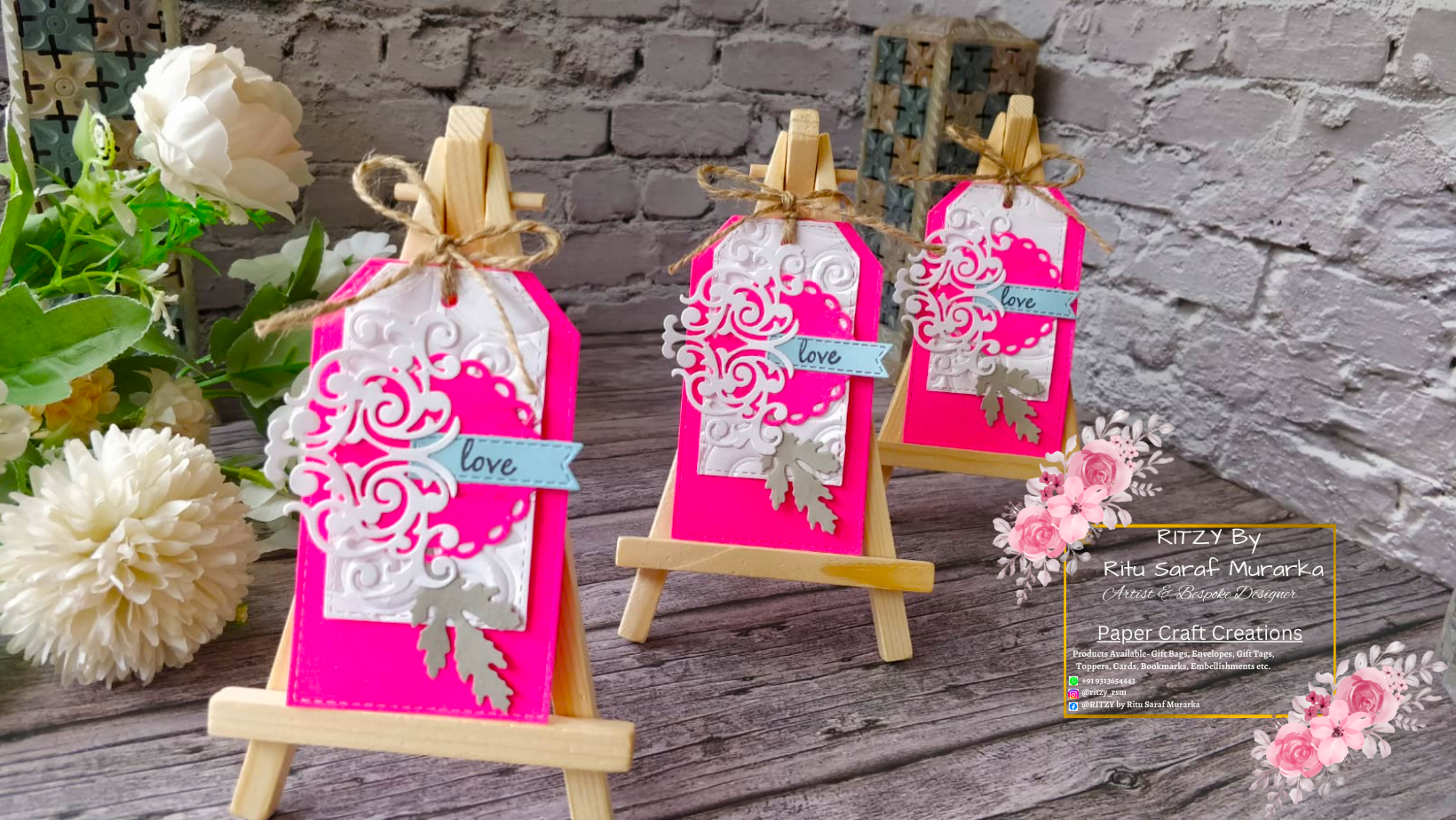 GIFT TOPPERS & TAGS 30each