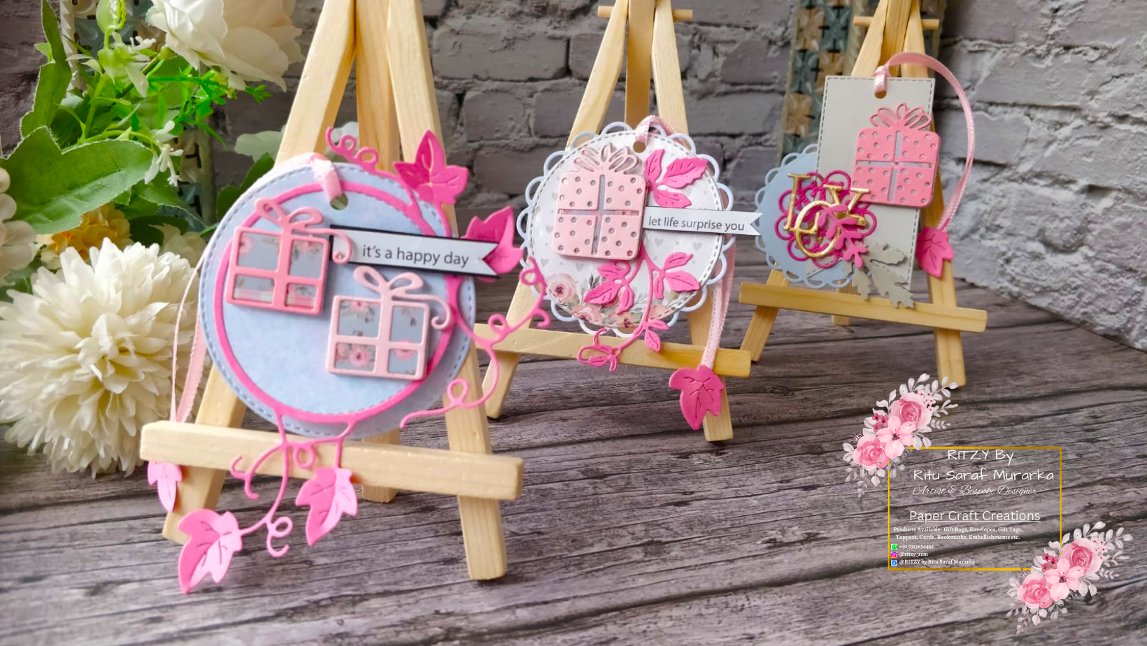 GIFT TOPPERS & TAGS 50each..