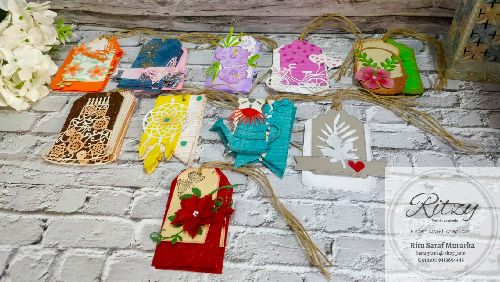 GIFT TOPPERS & TAGS 50each (PNG)